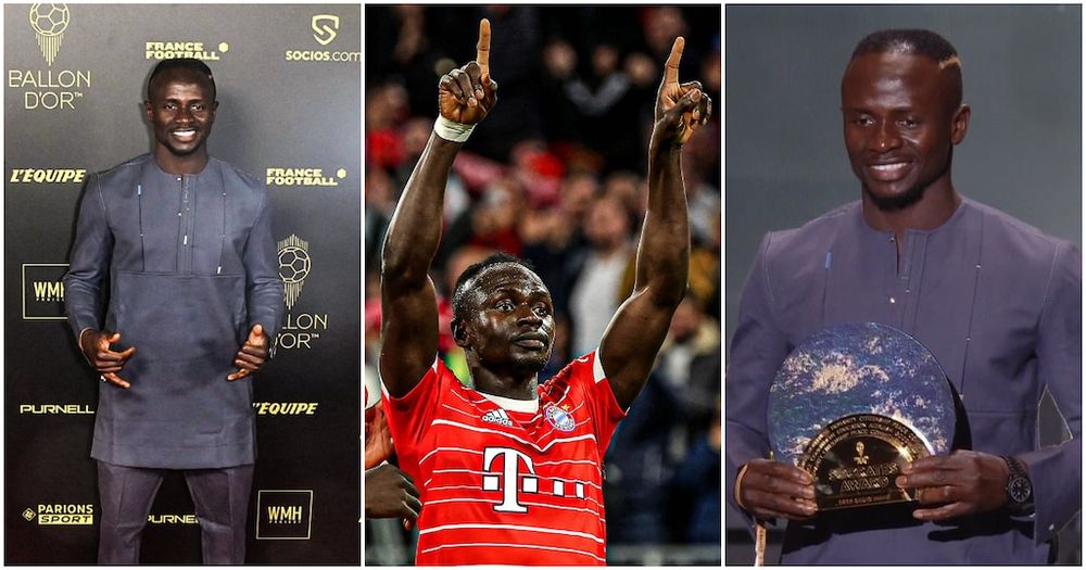 Ballon d or 2022 Sadio Mané reçoit le prix Sócrates pour son