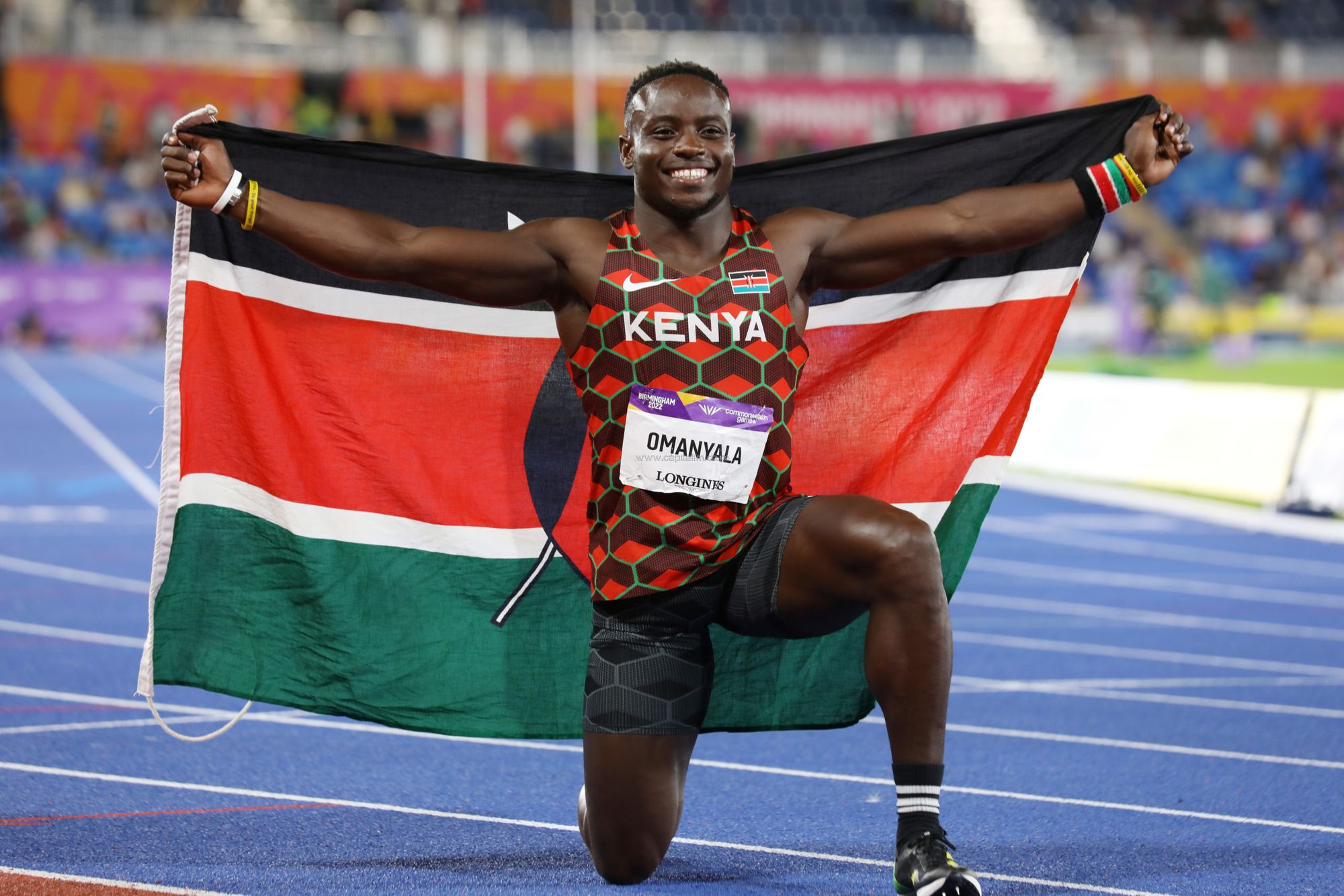 Kenyan Athlete Ferdinand Omanyala Wins The Men's 100m Title In